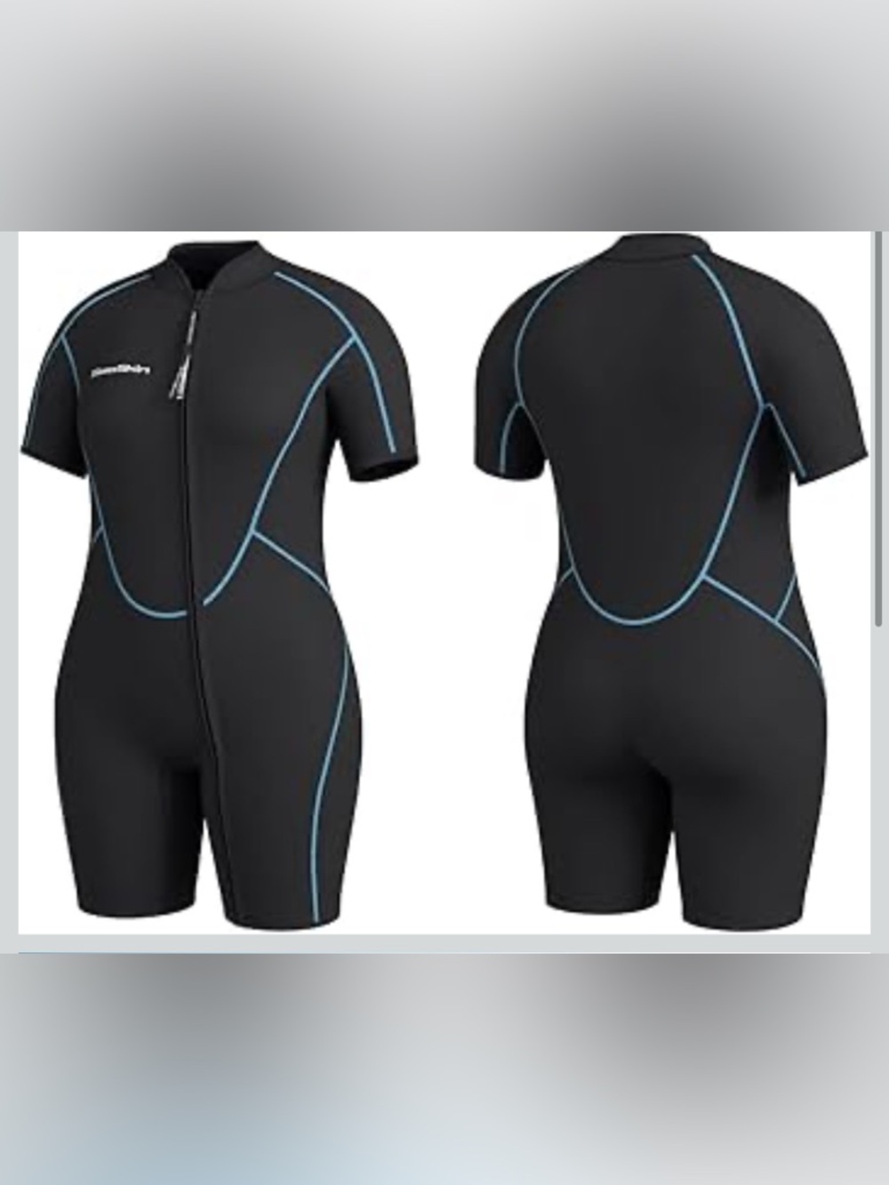Seaskin Plus Size 3mm Shorty Wetsuit for Mens and Women’s 3xl new without tags